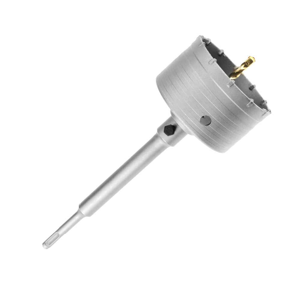 Concrete Hole Saw Wall Drill Bit - Sds Plus - Ã110Mm Core Bit For Hammer Drill Hole Cutter For Concrete, Masonry, Cement, Silicate Brick 5051227954084