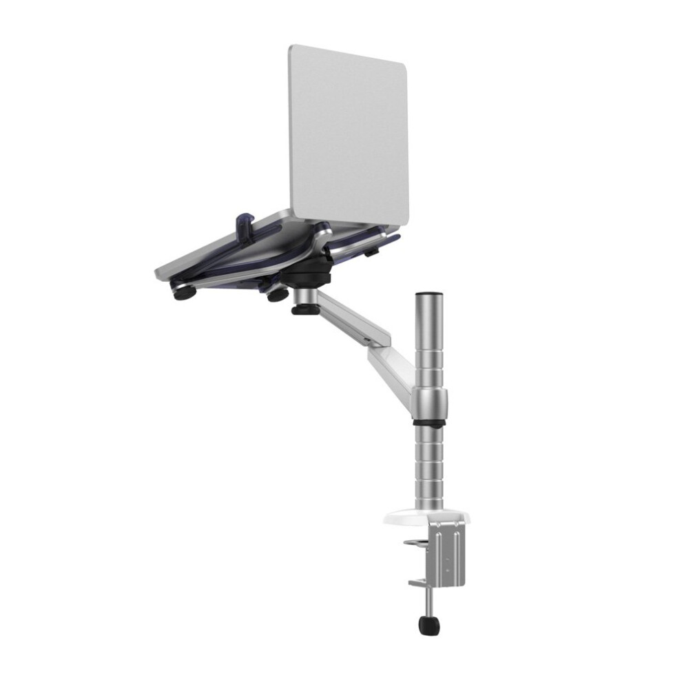 Thingy Club Adjustable Aluminium Universal Single Arm Laptop/Tablet Stand Desk Mount Bracket For 10"-15.6" Laptop With Adjustibility 5051227957986