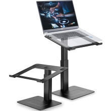 supamir Adjustable Laptop Stand for Desk, DJ Laptop Riser, Standing Desk Converter, Support Working on Computer Sitting/Standing