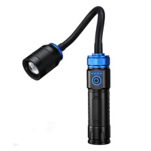 LED Flashlights 360 Rotation Lamp Aluminum Alloy Rechargeable Work Torch with Magnet Base Outdoor Camping Lights