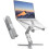 TeckNet TECKNET Laptop Stand for Desk, 360Â Rotating Laptop Riser, Silver 1