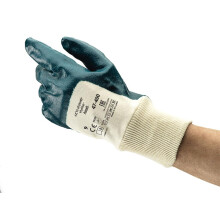 Ansell ActivArmr 47-400 Heavy Duty Work Gloves, Cut and Oil Resistant, Industrial PPE Workwear, Silicone Free Nitrile Coating, Reusable, Men Women