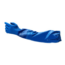Ansell AlphaTec 23-201 Work Gloves in PVC, Food Approved, Dexterity and Flexibility at Low Temperatures, Dipped Rough Finish for Enhanched Grip