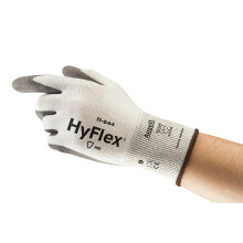 Ansell Hyflex 11-644 Safety Work Gloves Mechanical Protection, Size 8 (M), (12 Pairs)