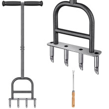 Lifeswell Lawn Aerator, Grass Hollow TineTool T-Handle Manual Garden Turf Coring Tool