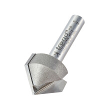 Trend Professional Chamfer V Groove Router Cutter, 1/4 Inch Shank, 19.4mm Cut Diameter, 9.2mm Cut Length, Tungsten Carbide Tipped, 11/3X1/4TC