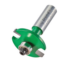 Trend CraftPro Bearing Guided Biscuit Jointer Router Cutter, 12mm Shank, 4mm Cut Length, for Biscuit Sizes 0, 10, 20, Tungsten Carbide Tipped