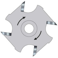 Trend Professional Slotter 6mm Kerf M12mm Bore Router Cutter, 34/12TC