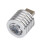 3X Aluminum 3W USB LED Lamp Socket Spotlight Flashlight White Light 2