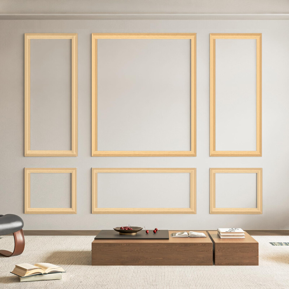 Art3d Pre-Cut Wall Molding Set Of 6 Pcs, Ready-To-Assemble Wainscoting Panels For Interior Wall Dã©Cor Living Room Bedroom Accent Wall 5051227967879