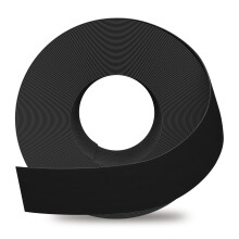 GSCIT Club Black Melamine Edge Banding, 38mm x 15.24m Edge Banding with Hot Melt Adhesive Pre-glued Cabinet Edge Banding Flexible Black Veneer Edging