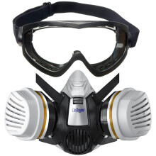 Dräger X-plore 3300 Painter's set with A2P3 combi filter & X-pect 4200 full-vision goggles, for painters & varnishers