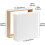 Colour Splash 30x30cm Deep Edge Stretched Canvas & Pine Floating Frame, 2pk 2