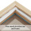 Colour Splash 30x30cm Deep Edge Stretched Canvas & Pine Floating Frame, 2pk 3
