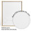 Colour Splash 30x30cm Deep Edge Stretched Canvas & Pine Floating Frame, 2pk 5