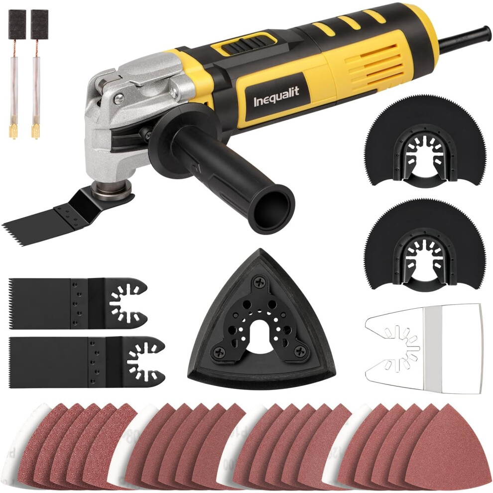 Inequalit 400W Oscillating Multi Tool,Quick Release 6-Speed,30Pc Kit 5051227969422