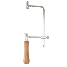 5X Coping Saw Steel Frame and 60 Pcs Diameter 1mm Wire Saw, Accurate Cutting for Wood, Metal, Plastic, Etc.