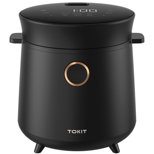 Compact Mini Rice Cooker Small Kitchen 3-Cup (Uncooked) / 6-Cup (Cooked), Non Stick Ceramic Inner Pot Rice Maker, 24H Timer Delay, Auto Keep Warm