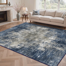 BEIMO XL Washable Rugs 200x290cm, Abstract Area Rugs for Bedroom Soft Short Pile, Machine Washable Rug Non-Slip Large Rugs for Living Room