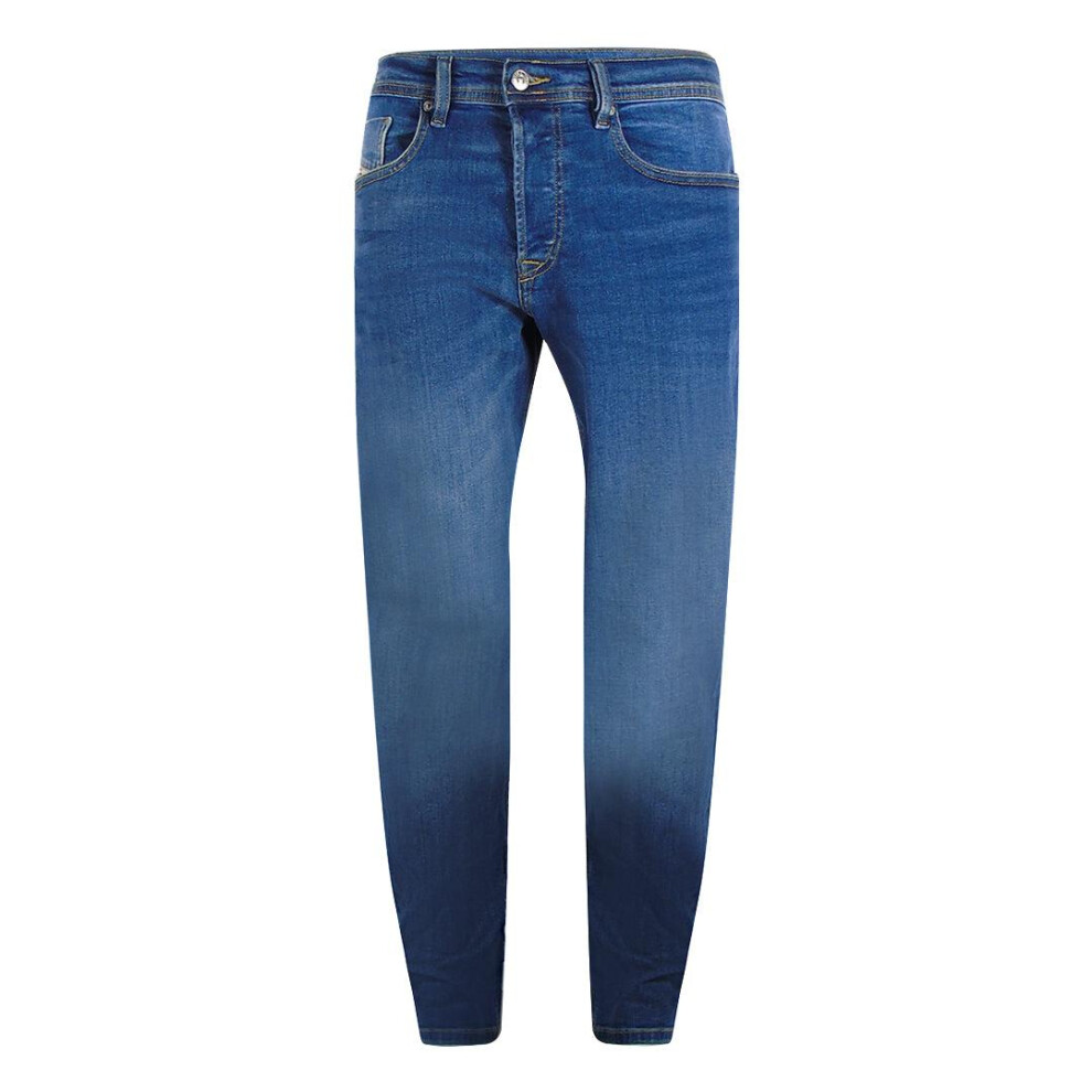 Diesel (28R, Dark Blue) Unisex Adult 2023 D-Finitive Cotton Denim Jeans