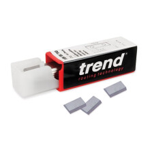 Trend Professional Rota-Blade, Pack of 10, 8.4x5.6x1.1mm, Straight Blades, Tungsten Carbide Tipped, RB/G/10