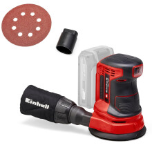 Einhell Cordless Random Orbital Sander 18V Power X-Change, Sander for Wood, Plastic and Metal, with Dust Collection