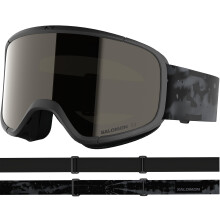 Salomon LUMI Goggles for Kids, Anti-Fog Ski and Snowboard Goggles for Trail Running and Mountain Adventures, Black Tie Dye/Black