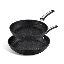 Scoville Xtra 24cm & 28cm Frying Pan Set, 2 Piece Non Stick Frying Pan Set, NEVERSTICK Coated, Suitable for All Hobs, Dishwasher Safe, PFOA Free