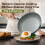 stackbear Ceramic Non Stick Frying Pan Set 20/24/28cm, Stackable Design 3