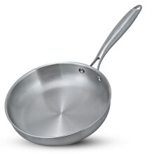 Innovacook Tri-Ply Stainless Steel Frying Pan 28cm, Fully Clad Induction Frying Pan, 2.5mm Stainless Steel Skillet, Oven Safe, Premium Riveted Handle