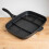 InGenious Lazy Man Frying Pan Multiple Hob Non Stick 5 Section Breakfast Skillet | 28 cm Rectangular Multi Section Griddle 4