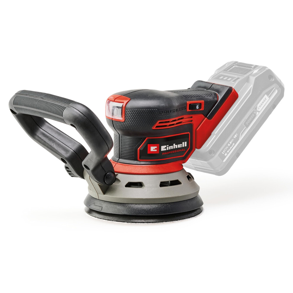 Einhell Cordless Random Orbital Sander 18V Power X-Change, Brushless Motor, 125Mm Plate, 3.2Mm Oscillation