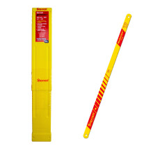 Starrett HSS Hand Hacksaw Blades - 50 Pack RS1224 Redstripe Solid High Speed Steel Straight Cut Hand Saw 300mm/12" 24 TPI Cutting Edge - For Metals