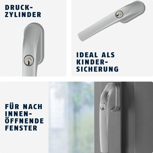 Abus Abus lockable window handle, 373855 2