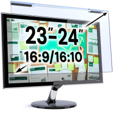 VINTEZ Blue Light Screen Protector for 23, 23.6, 23.8, 24 Inch Computer Monitor and Laptop – Anti-UV Blue Light Blocking Film for Desktop PC