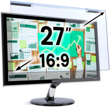 VINTEZ Blue Light Screen Protector for 27 Inch Computer Monitor and Laptop – Anti-UV Blue Light Blocking Film for Desktop PC, Eye Protection Filter