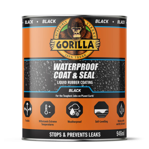 Gorilla Gorilla Waterproof Coat & Seal Black 946ml