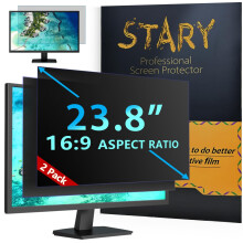 STARY 2 Pack Computer Privacy Screen Filter 23.8 Inch for 16:9 Widescreen Monitor