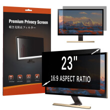 HaruYo Laptop Privacy Screen 23 Inch for 16:9 Aspect Ratio,Notebook Privacy Filter Anti-Spy Privacy Film Anti Glare Blue Light and Anti-Glare for 23