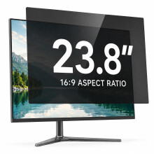 salipt 23.8 inch Computer Privacy Screen Filter for 16:9 Widescreen Display, Screen Privacy Filter,Anti Spy Anti-Glare Blue Light Blocking Screen