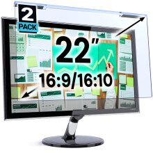 VINTEZ Blue Light Screen Protector for 22 Inch Computer Monitor and Laptop – Anti-UV Blue Light Blocking Film for Desktop PC, Eye Protection Filter