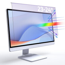 Qoosea 23-24 inch Blue Light Blocking Screen Protector for Computer Monitors Universal Fit 547x320mm Anti-Glare UV Protection for Prolonged Work and