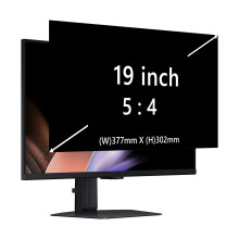 RanBluu 19 inch Laptop Privacy Screen Filter for Display, 19" Removable Anti Glare Protector