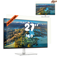 Mamol 27 Inch Computer Blue Light Blocking Screen Protector for 16:9 Widescreen Monitor, Anti Glare Anti-UV Eye Protection Desktop PC Monitor Filter