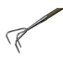 FAITHFULL Prestige Stainless Steel Cultivator Ash Handle