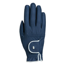 Roeckl LONA Navy and Silver ladies glove