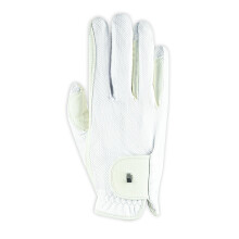 Roeckl Sports equestrian gloves ROECK-GRIP LITE, summer riding glove, white 7.5