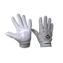 BARNETT FKG-03 High level Linebacker football gloves, LB, RB, TE, WHITE (XL)