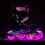 Inline-/Schlittschuhe, 4-in-1, Pink LED, Größe L (39-42) 1