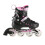 4-in-1 Pink LED Inline/Ice Skates, Size L (39-42) 3